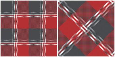Tartan Pattern Seamless. Traditional Scottish Checkered Background. Seamless Tartan Illustration Set for Scarf, Blanket, Other Modern Spring Summer Autumn Winter Holiday Fabric Print. vector