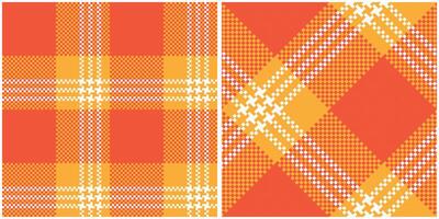 Tartan Pattern Seamless. Sweet Checkerboard Pattern Traditional Scottish Woven Fabric. Lumberjack Shirt Flannel Textile. Pattern Tile Swatch Included. vector