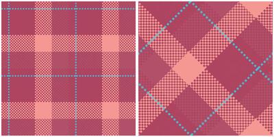 Scottish Tartan Plaid Seamless Pattern, Classic Plaid Tartan. Traditional Scottish Woven Fabric. Lumberjack Shirt Flannel Textile. Pattern Tile Swatch Included. vector