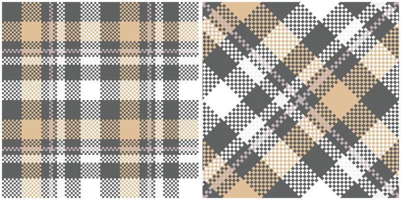 Tartan Seamless Pattern. Sweet Checkerboard Pattern Seamless Tartan Illustration Set for Scarf, Blanket, Other Modern Spring Summer Autumn Winter Holiday Fabric Print.