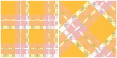 Scottish Tartan Plaid Seamless Pattern, Checker Pattern. Traditional Scottish Woven Fabric. Lumberjack Shirt Flannel Textile. Pattern Tile Swatch Included. vector