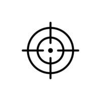 Target icon. goal icon vector