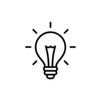 Lightbulb Icon Set. Bulb lamp icon, Lamp icons, Idea light bulb icon vector