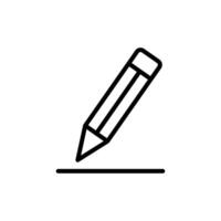 Edit icon. Pencil icon, sign up icon vector