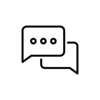 charla, mensaje, SMS, charlar, charlando, hablar línea icono vector