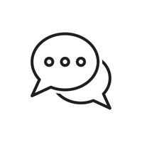 Chat,message, sms, chat, chatting, talk line icon vector