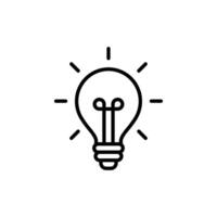 Lightbulb Icon Set. Bulb lamp icon, Lamp icons, Idea light bulb icon vector