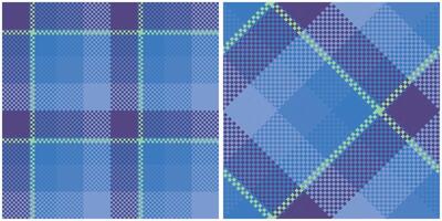 Tartan Plaid Pattern Seamless. Tartan Seamless Pattern. Seamless Tartan Illustration Set for Scarf, Blanket, Other Modern Spring Summer Autumn Winter Holiday Fabric Print. vector