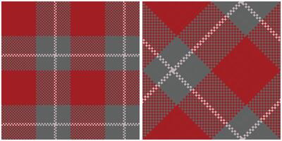 Tartan Seamless Pattern. Sweet Checker Pattern Template for Design Ornament. Seamless Fabric Texture. vector