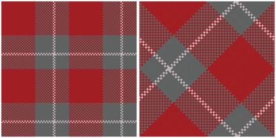 Tartan Seamless Pattern. Sweet Checker Pattern Template for Design Ornament. Seamless Fabric Texture. vector