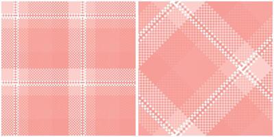 Scottish Tartan Plaid Seamless Pattern, Tartan Plaid Pattern Seamless. Seamless Tartan Illustration Set for Scarf, Blanket, Other Modern Spring Summer Autumn Winter Holiday Fabric Print. vector