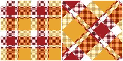 Tartan Seamless Pattern. Sweet Pastel Plaids Pattern Traditional Scottish Woven Fabric. Lumberjack Shirt Flannel Textile. Pattern Tile Swatch Included. vector