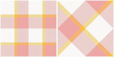 Scottish Tartan Plaid Seamless Pattern, Sweet Plaid Patterns Seamless. Seamless Tartan Illustration Set for Scarf, Blanket, Other Modern Spring Summer Autumn Winter Holiday Fabric Print. vector
