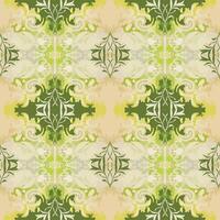 geometry texture of aged baroque ornaments pattern. Classic ornaments on abstract grunge beige, yellow background. vector