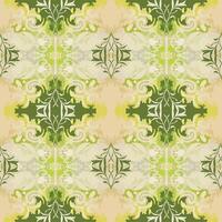 geometry texture of aged baroque ornaments pattern. Classic ornaments on abstract grunge beige, yellow background. vector