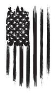 American Distressed Flag vector