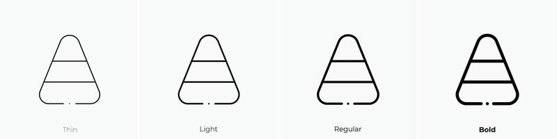 halloween icon. Thin, Light, Regular And Bold style design isolated on white background vector