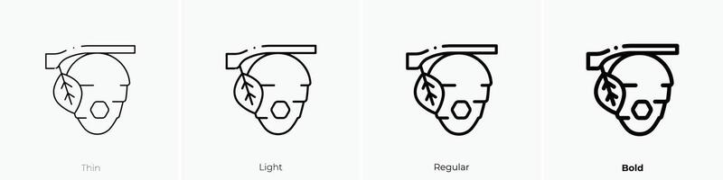 colmena icono. delgado, luz, regular y negrita estilo diseño aislado en blanco antecedentes vector