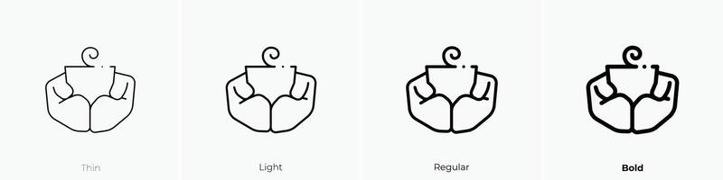 hot drink icon. Thin, Light, Regular And Bold style design isolated on white background vector