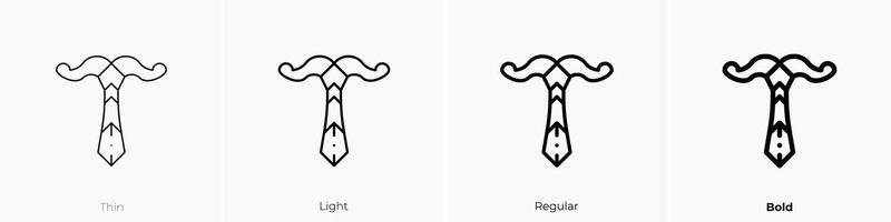 irminsul icon. Thin, Light, Regular And Bold style design isolated on white background vector