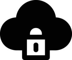 Cloud icon symbol image. Illustration of the hosting storage vector