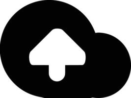 Cloud icon symbol image. Illustration of the hosting storage vector