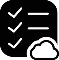 Cloud icon symbol image. Illustration of the hosting storage vector