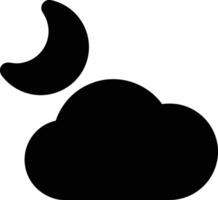 Cloud icon symbol image. Illustration of the hosting storage vector