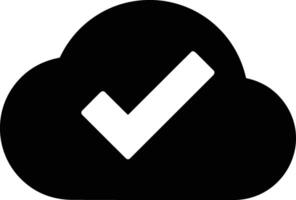 Cloud icon symbol image. Illustration of the hosting storage vector