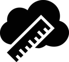 Cloud icon symbol image. Illustration of the hosting storage vector