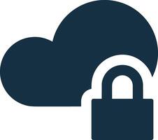 Cloud icon symbol image. Illustration of the hosting storage vector