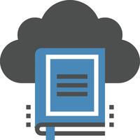 Cloud icon symbol image. Illustration of the hosting storage vector