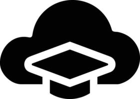 Cloud icon symbol image. Illustration of the hosting storage vector