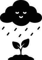 Cloud icon symbol image. Illustration of the hosting storage vector
