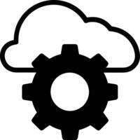 Cloud icon symbol image. Illustration of the hosting storage vector