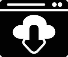 Cloud icon symbol image. Illustration of the hosting storage vector