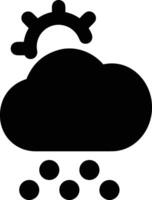 Cloud icon symbol image. Illustration of the hosting storage vector