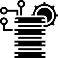 Cloud icon symbol image. Illustration of the hosting storage vector