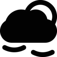 Cloud icon symbol image. Illustration of the hosting storage vector