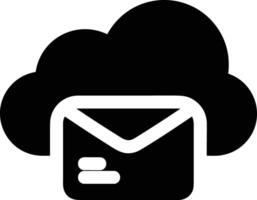 Cloud icon symbol image. Illustration of the hosting storage vector