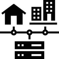 Cloud icon symbol image. Illustration of the hosting storage vector