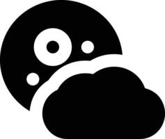 Cloud icon symbol image. Illustration of the hosting storage vector