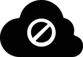 Cloud icon symbol image. Illustration of the hosting storage vector