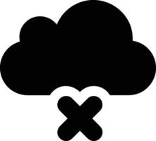 Cloud icon symbol image. Illustration of the hosting storage vector