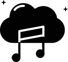 Cloud icon symbol image. Illustration of the hosting storage vector