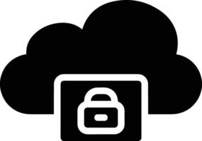 Cloud icon symbol image. Illustration of the hosting storage vector