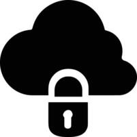 Cloud icon symbol image. Illustration of the hosting storage vector