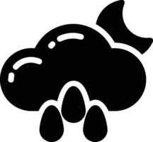 Cloud icon symbol image. Illustration of the hosting storage vector