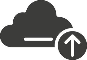 Cloud icon symbol image. Illustration of the hosting storage vector