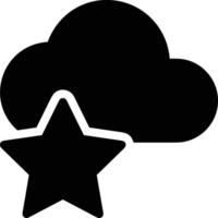 Cloud icon symbol image. Illustration of the hosting storage vector